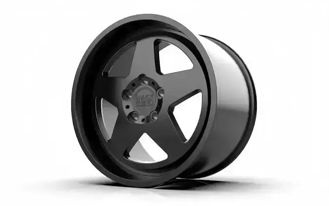 Gloss Black Black Rhino Crossover Wheel Series Crossover 3D print model