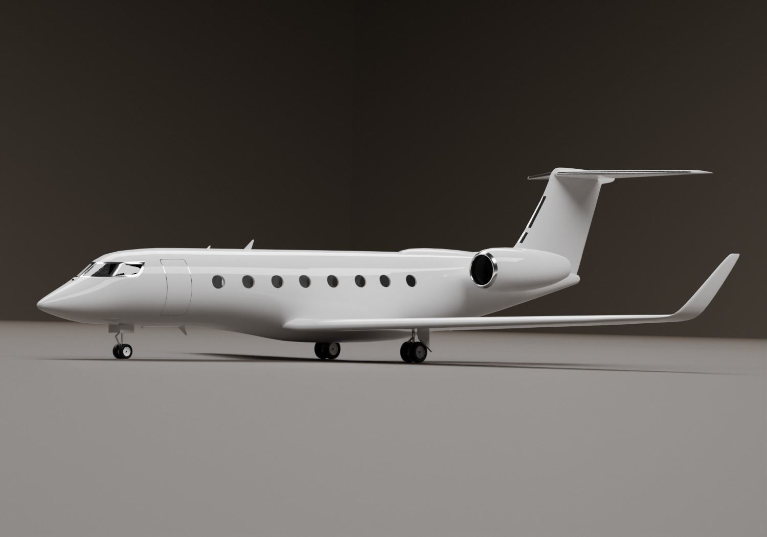 Gulfstream G650 3D model_2