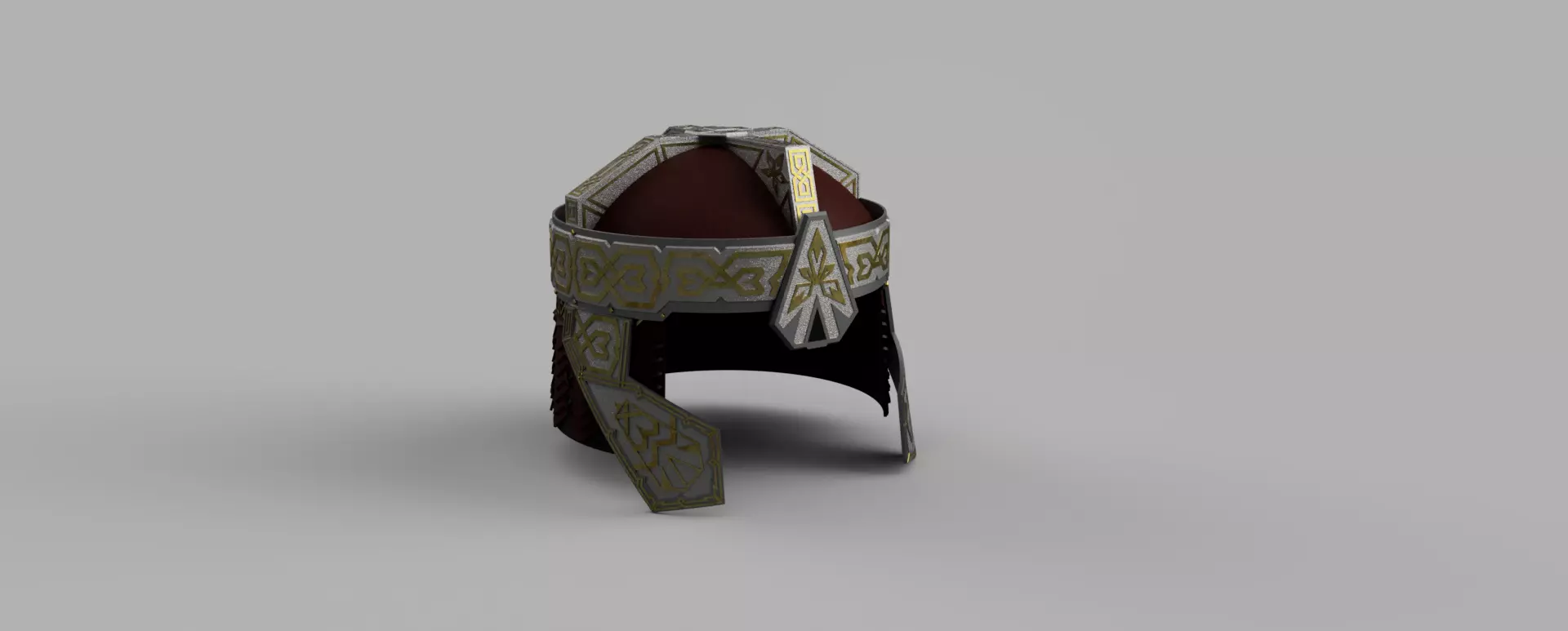 Gimli Helmet - Lord Of The Rings 3D print model_0