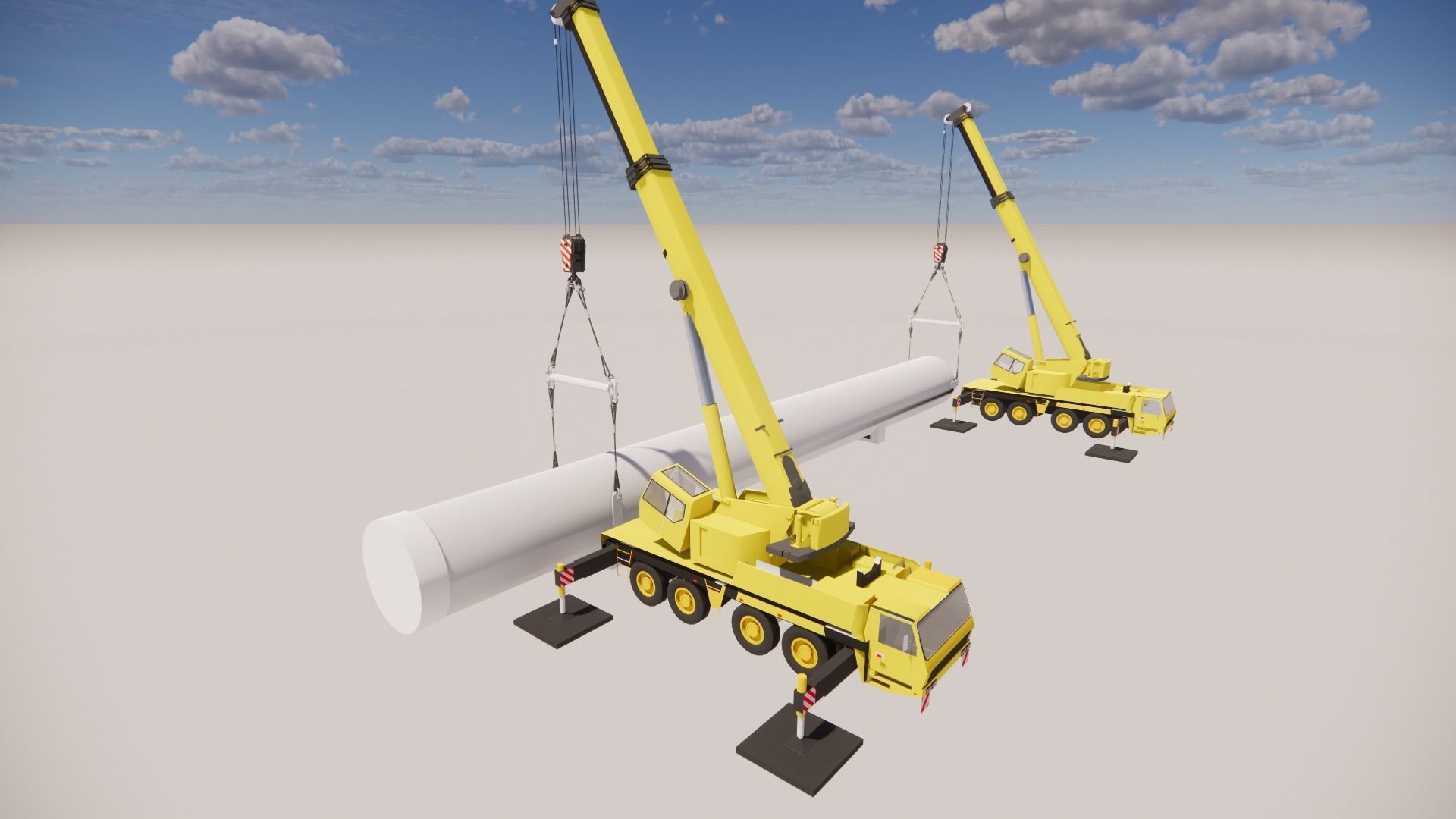 100 ton crane  3D print model_1