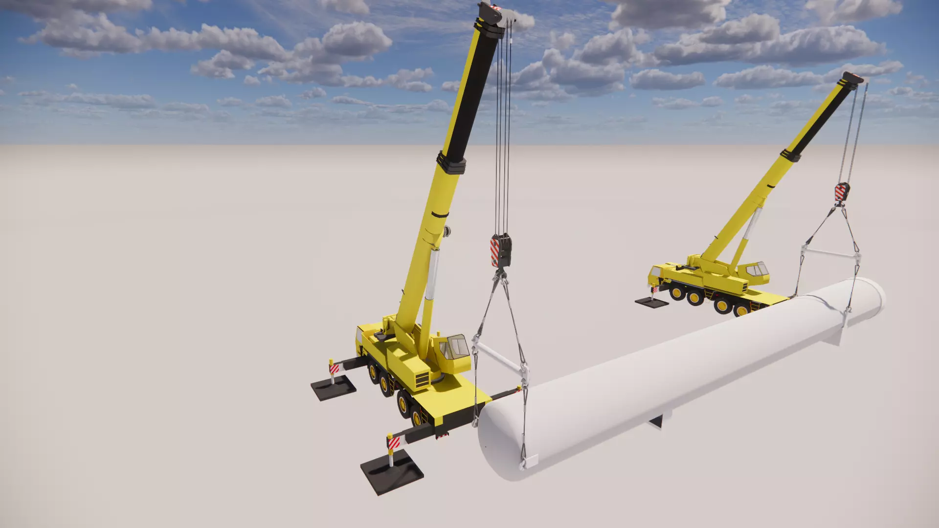 100 ton crane  3D print model_0