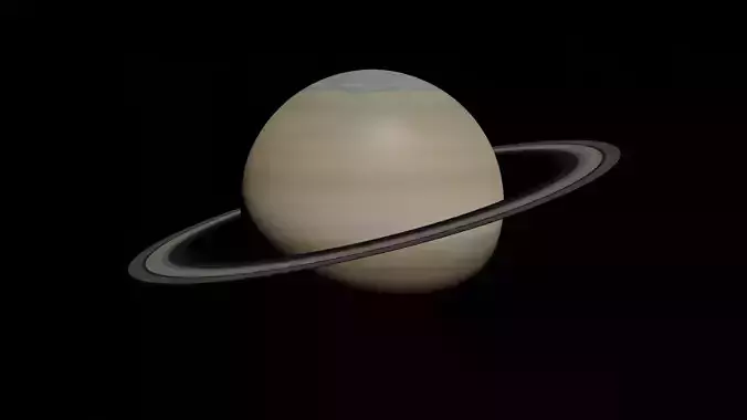 saturn planet and its rings