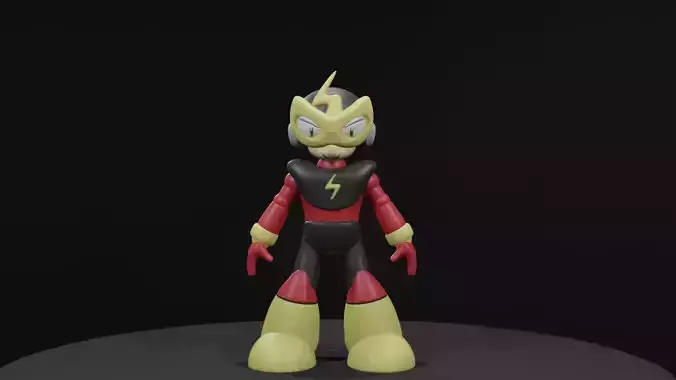 Elecman cartoon character