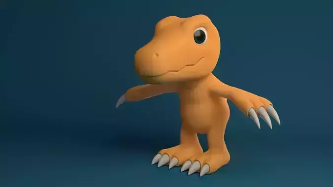 Agumon Digital monster Dinosaur pokemon animation cartoon
