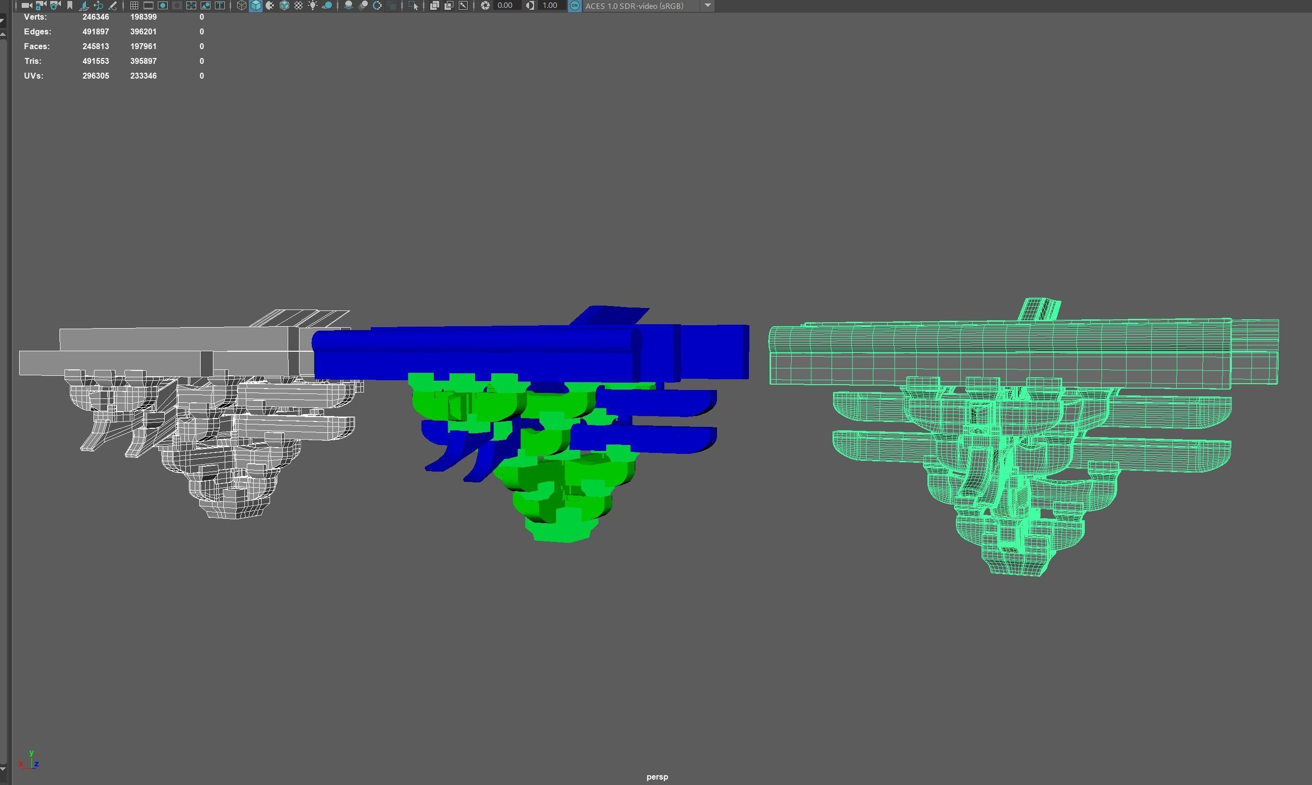 Chinese Tranditional Building Node 3D model_6
