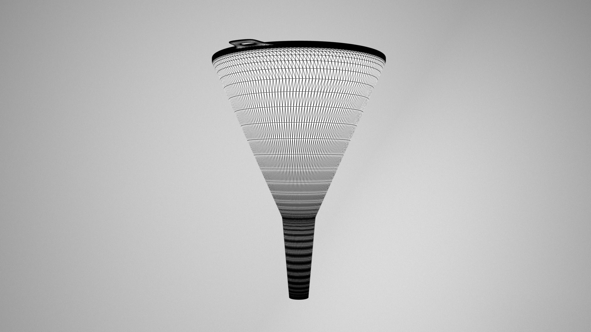 Funnel cone 3D model_1