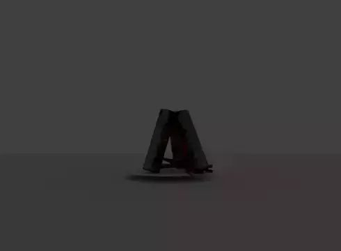 CAMPFIRE ANIMATION  3D model