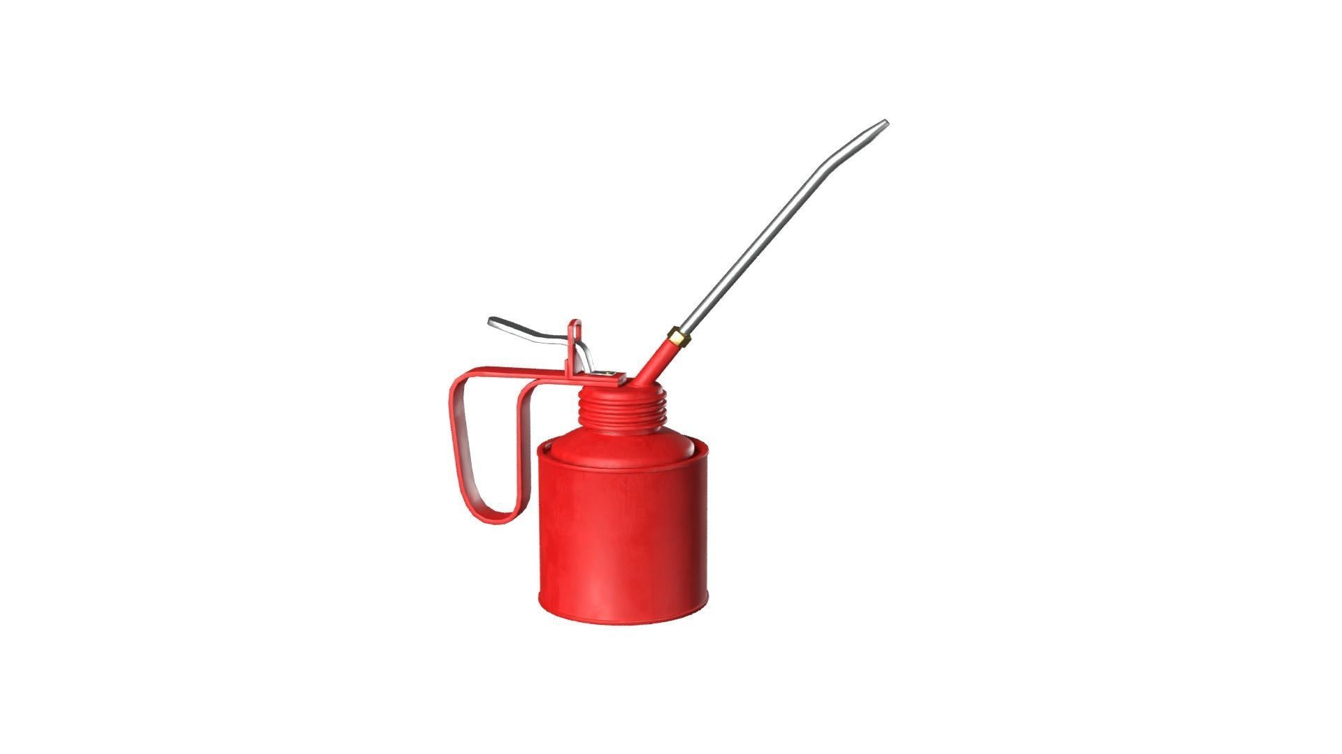 Oil Can Pack Low-poly 3D model_3