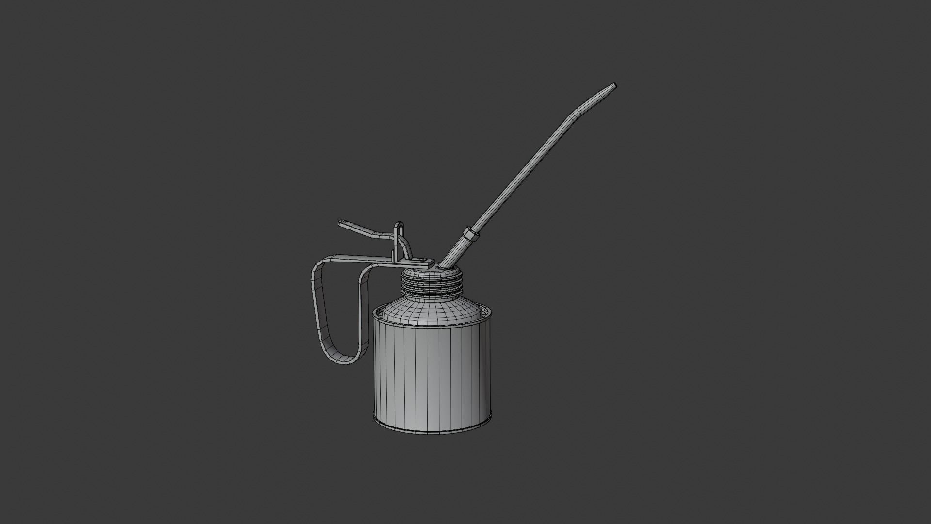 Oil Can Pack Low-poly 3D model_11