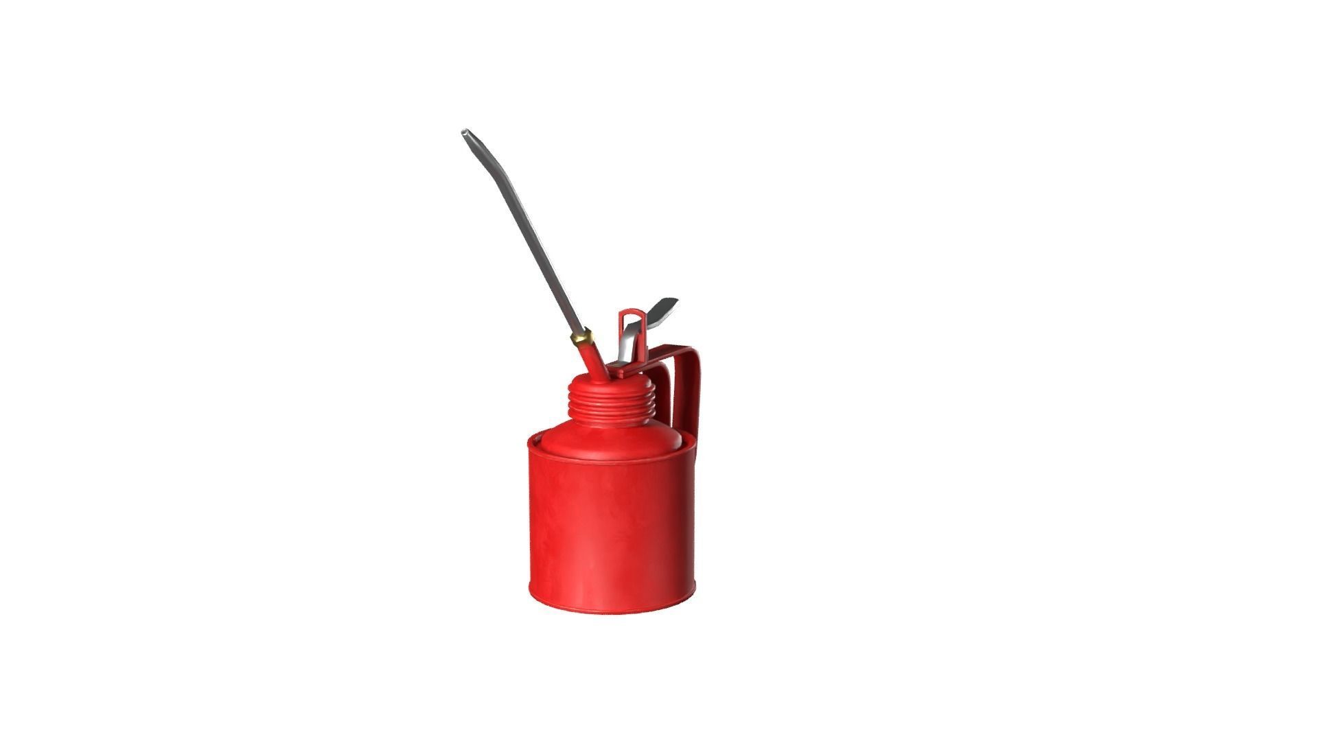 Oil Can Pack Low-poly 3D model_4