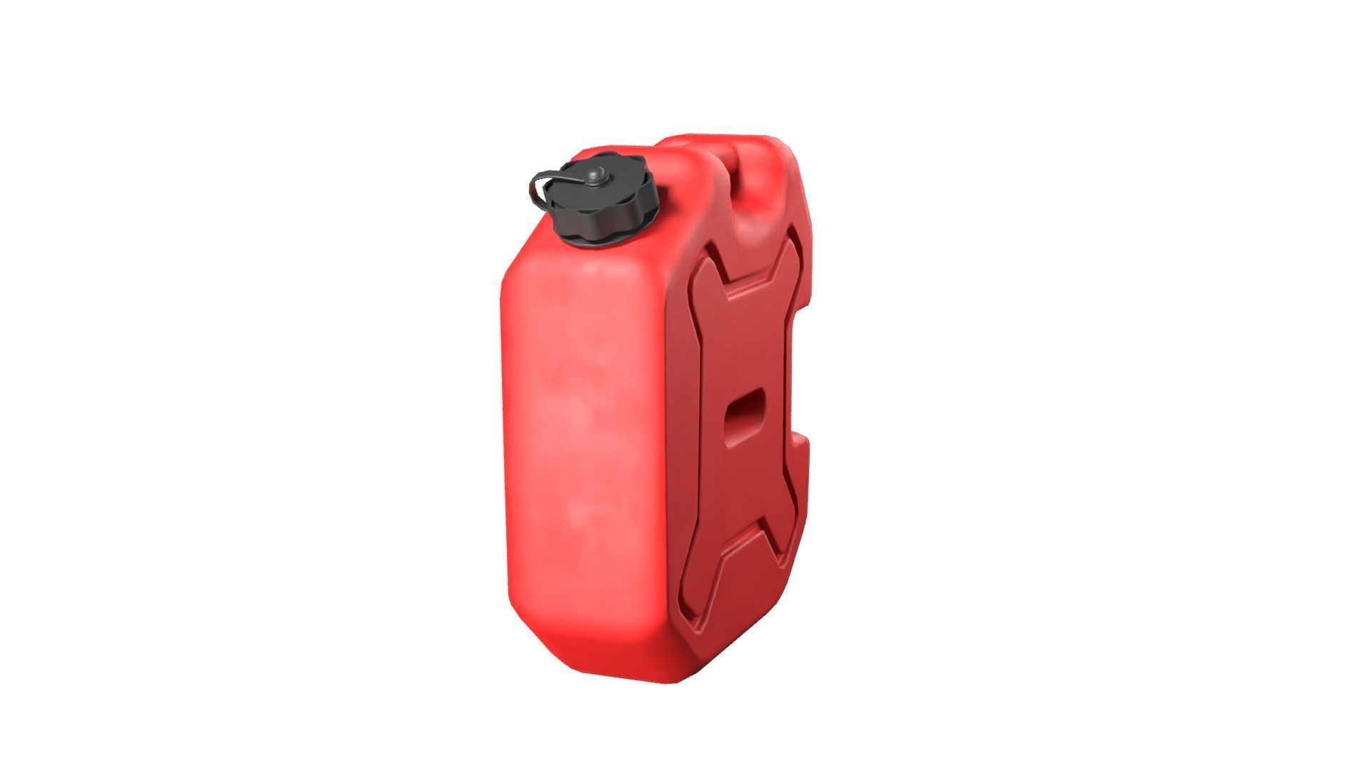 Oil Can Pack Low-poly 3D model_8