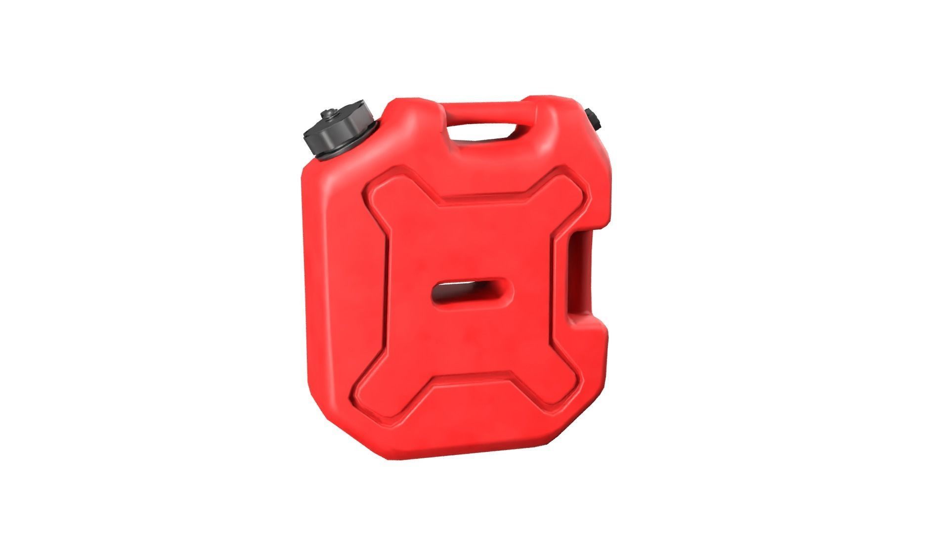 Oil Can Pack Low-poly 3D model_5