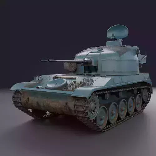 AMX-13 DCA PBR Model 3D model