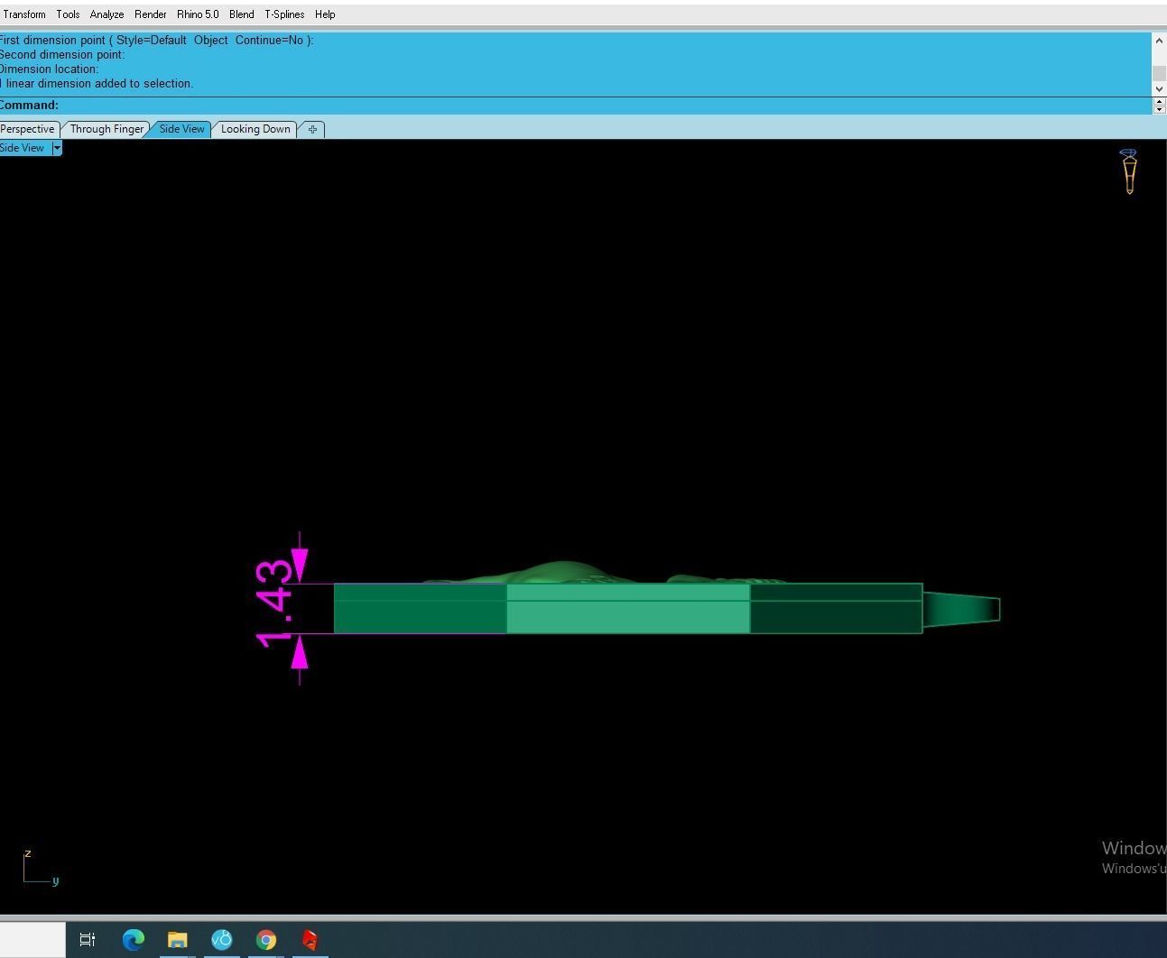 Aries Zodiac Pendant 3D print model_2