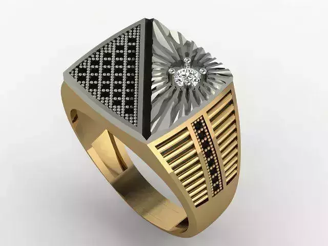 Man Ring Two colours 3d print model