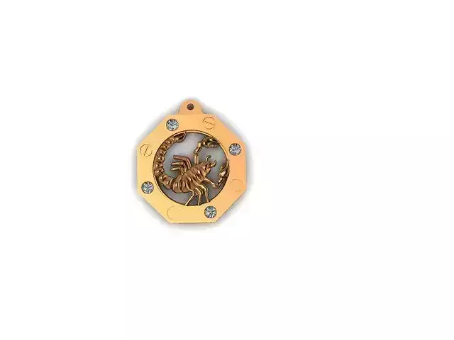 Scorpio Zodiac Pendant