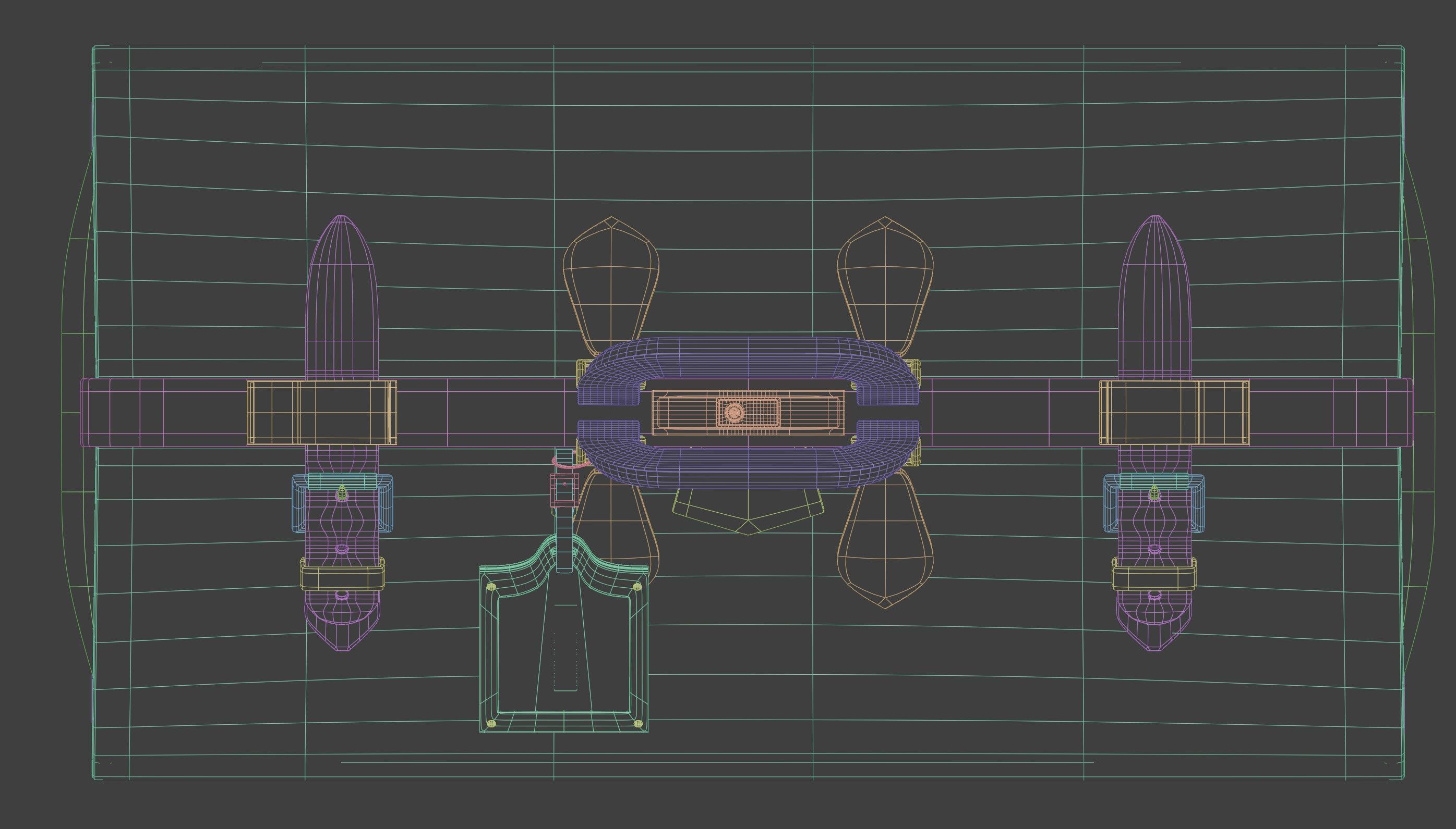 Suitcase from the 40s 3D model_7