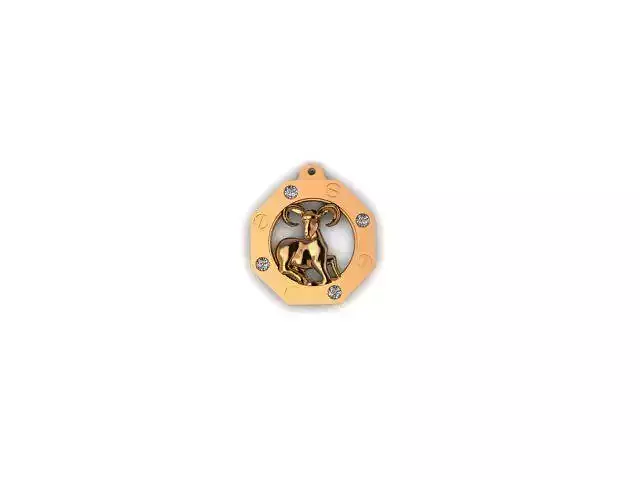 Capricorn Zodiac Pendant