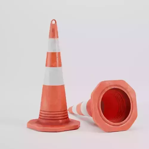 Traffic Cone 3D Model Free 3D model