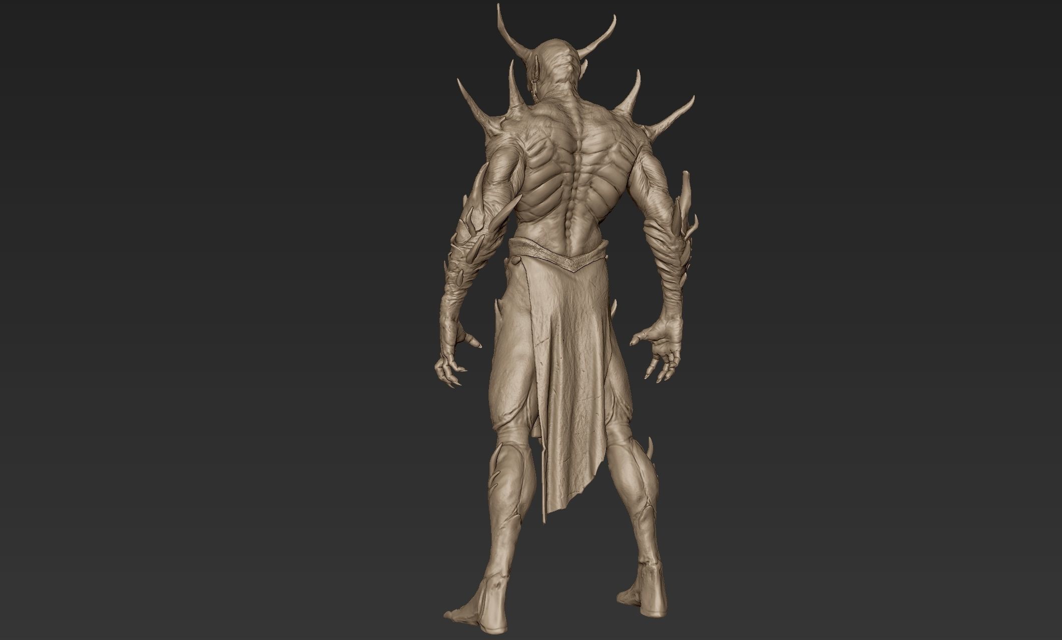 Barbatos Neutral Pose 3D model_9