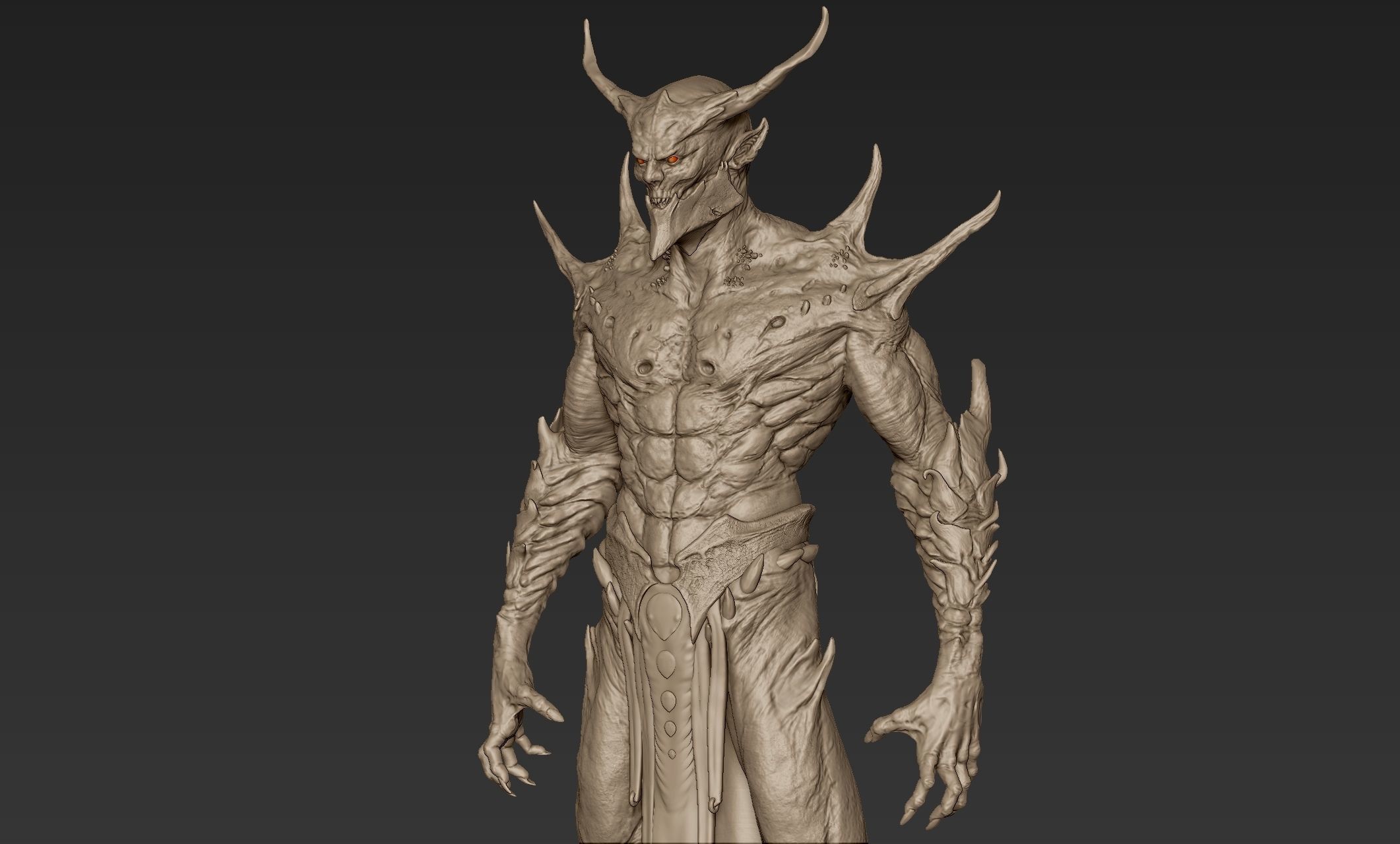 Barbatos Neutral Pose 3D model_2