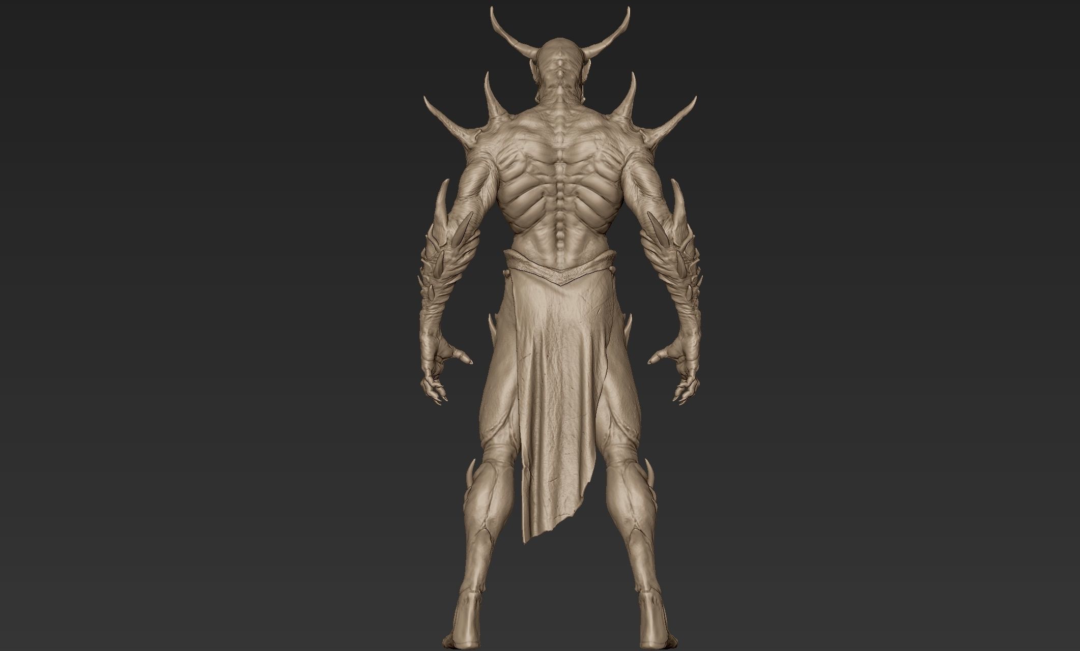 Barbatos Neutral Pose 3D model_10