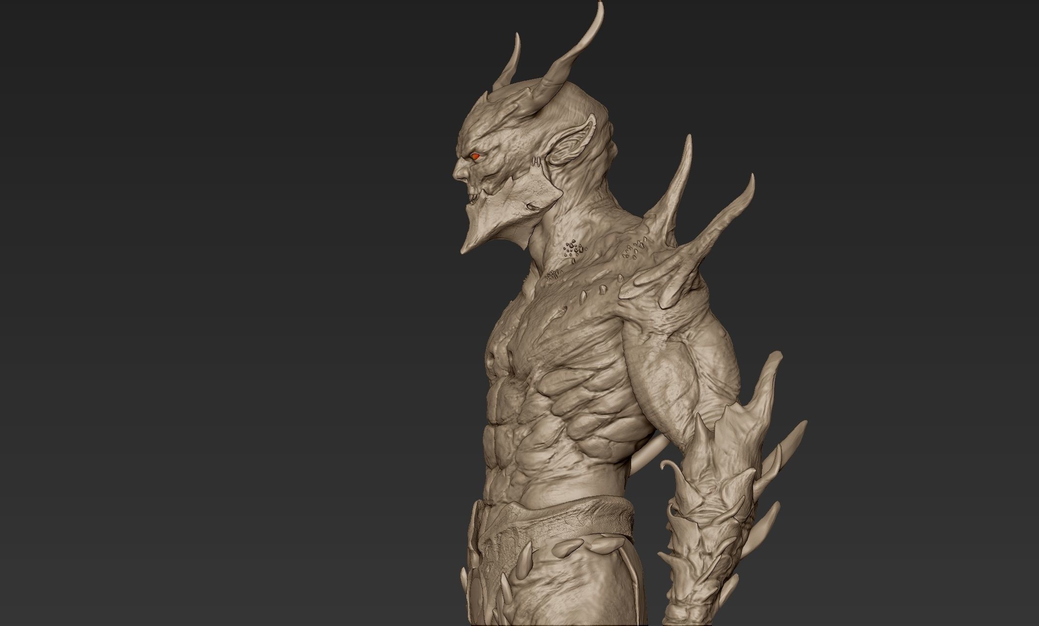 Barbatos Neutral Pose 3D model_5