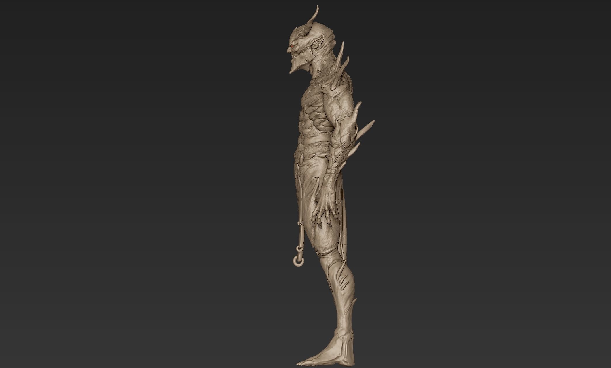 Barbatos Neutral Pose 3D model_6