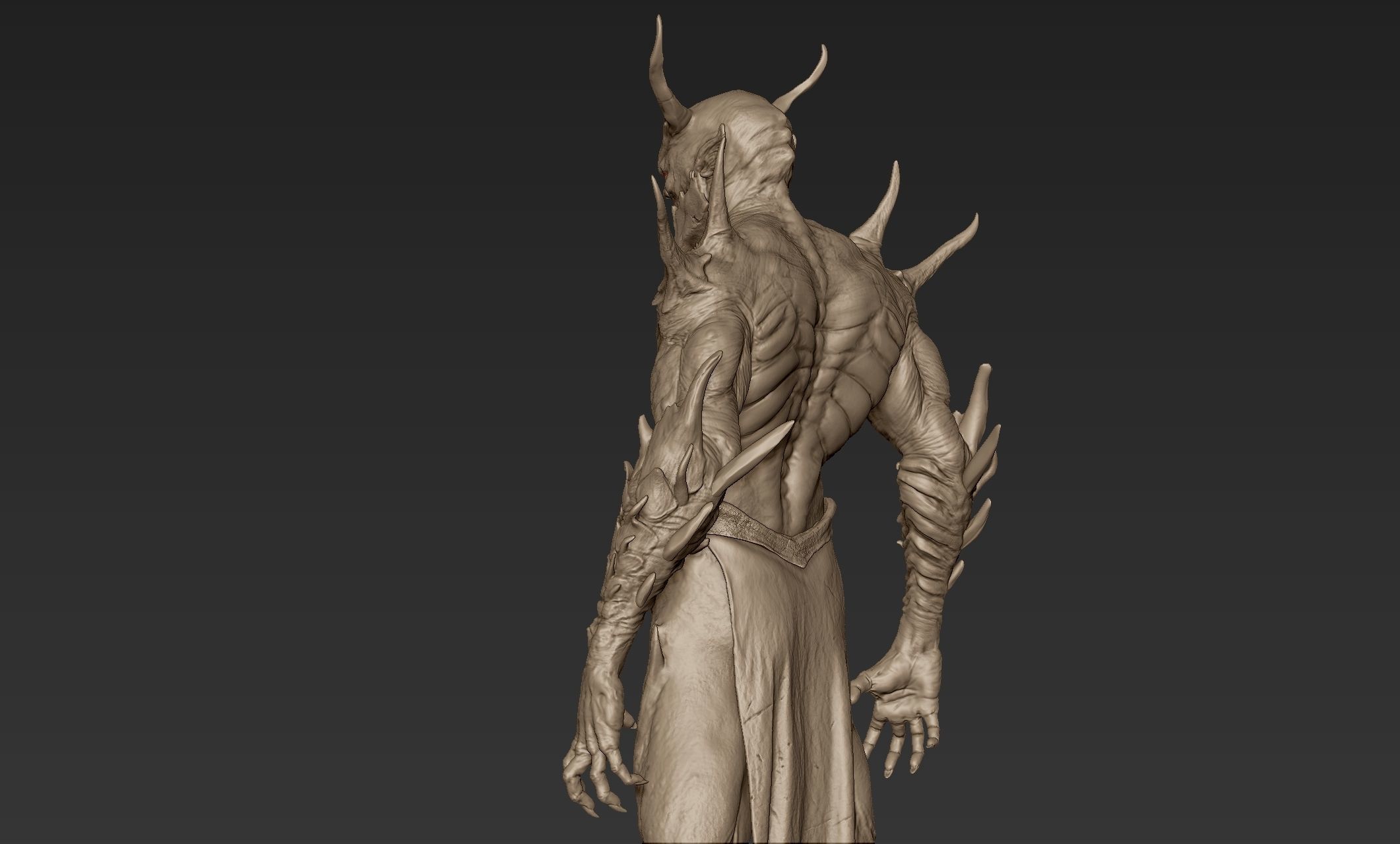 Barbatos Neutral Pose 3D model_7