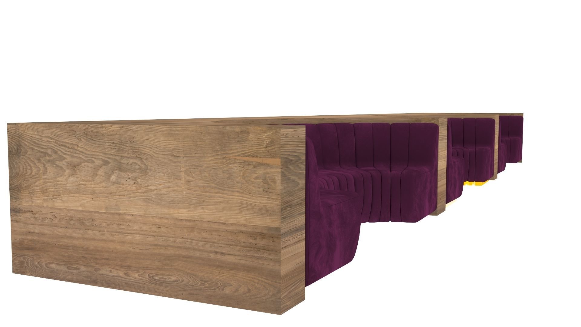 Restaurant Sofa 3D model_1