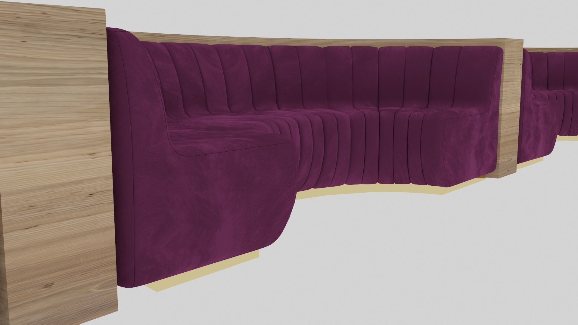 Restaurant Sofa 3D model_3