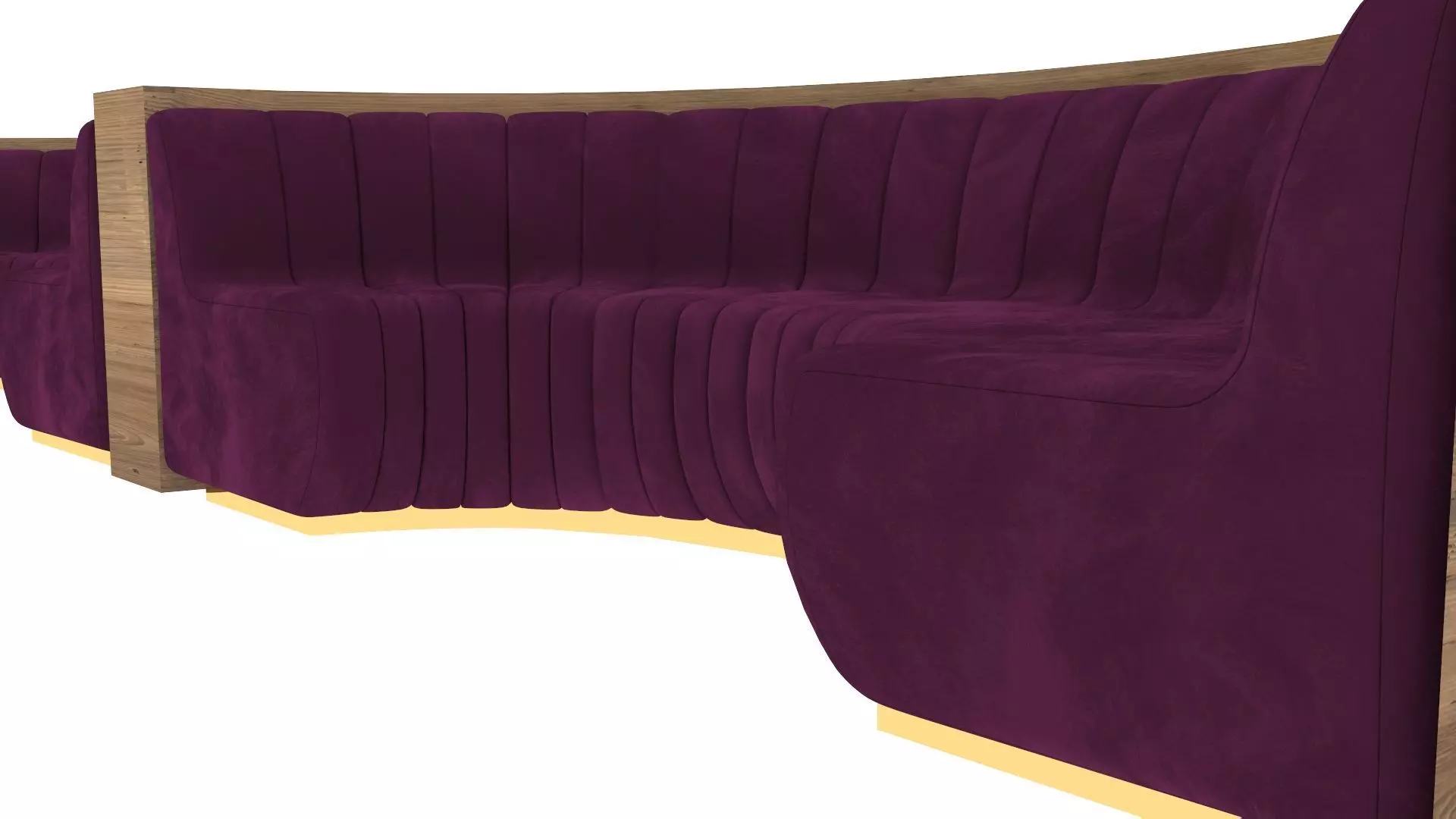 Restaurant Sofa 3D model_0