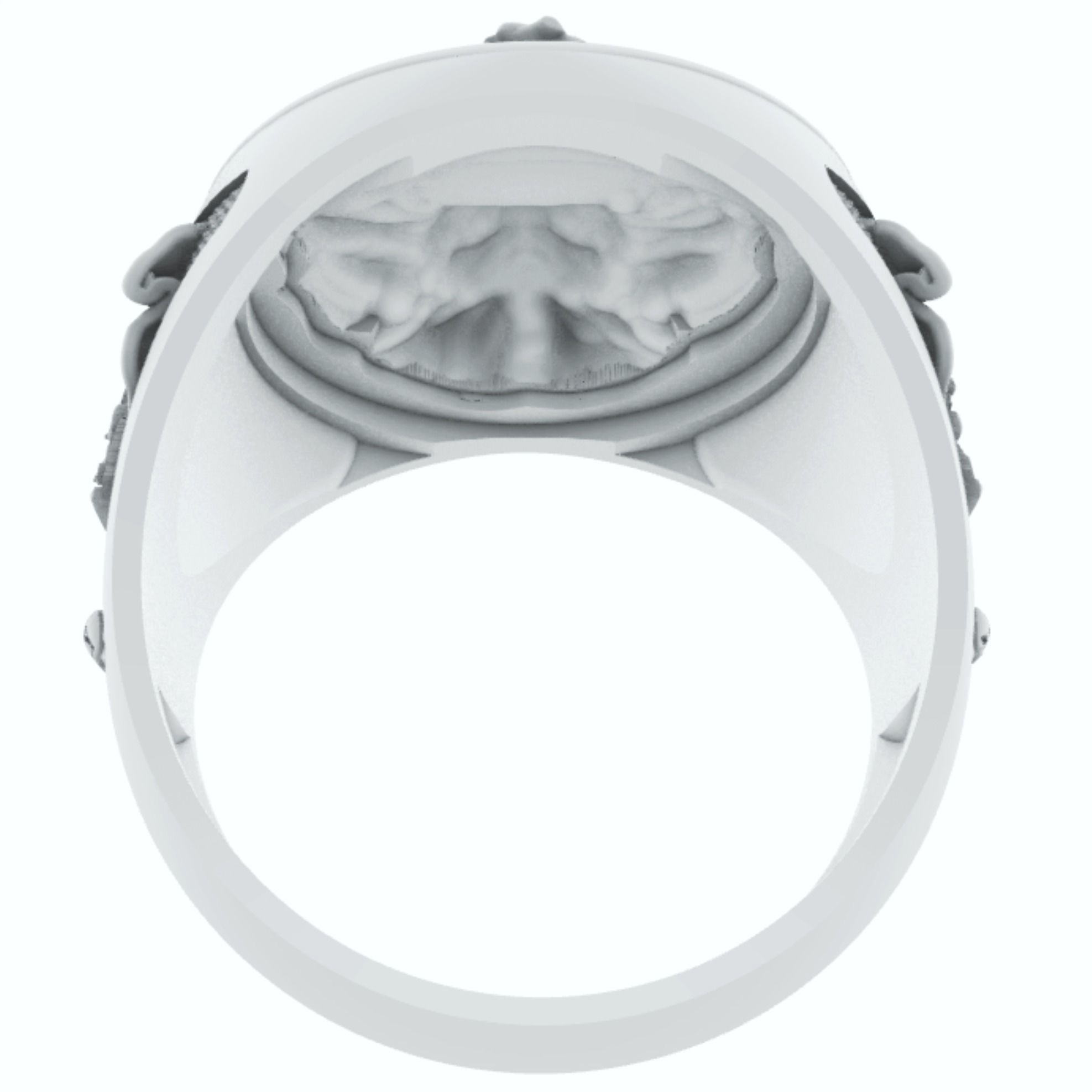 Lion of Judah Ring Leao de Juda 3D Print Model 3D print model_17