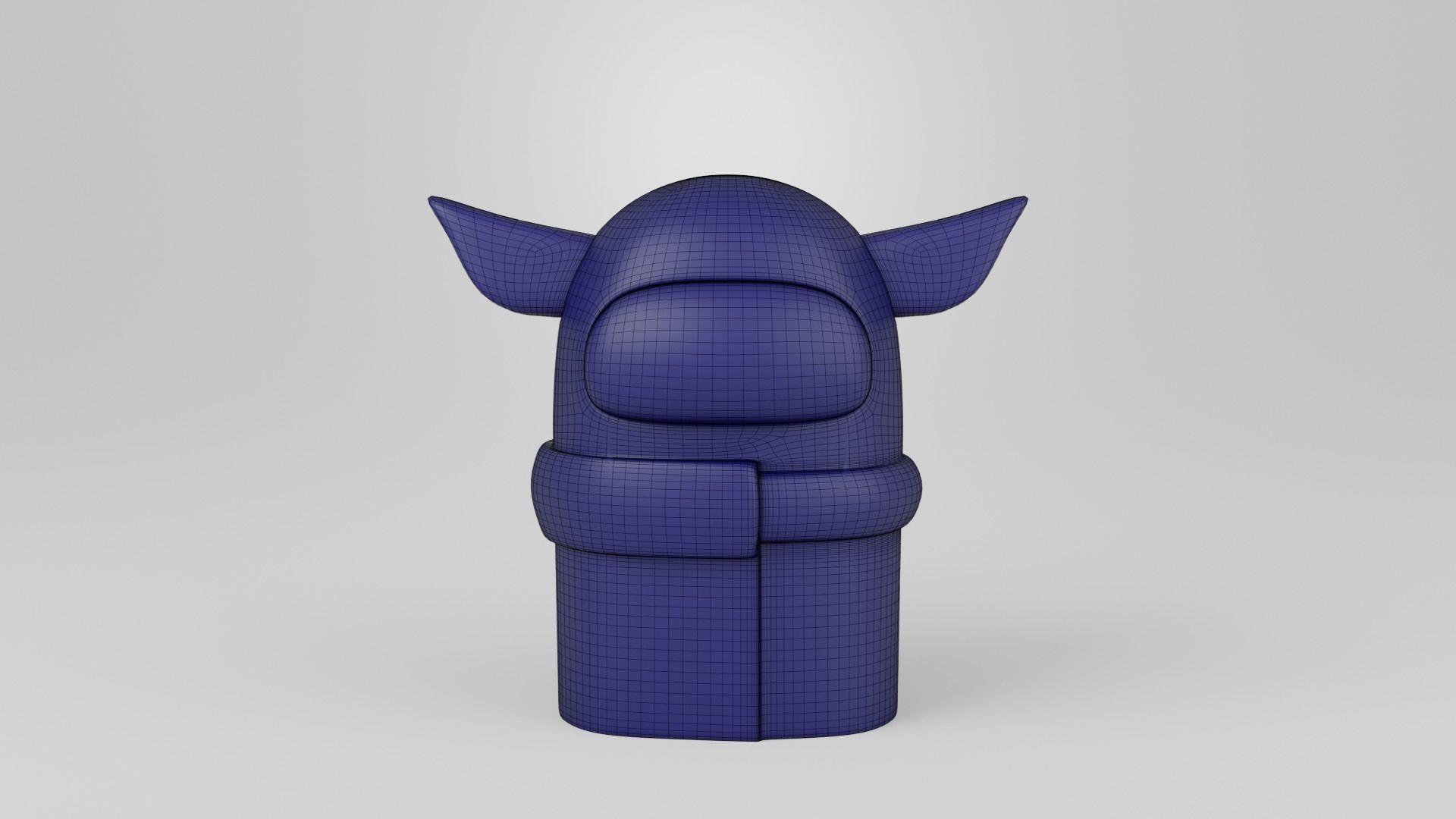 Among Us Baby Yoda 3D print model_8