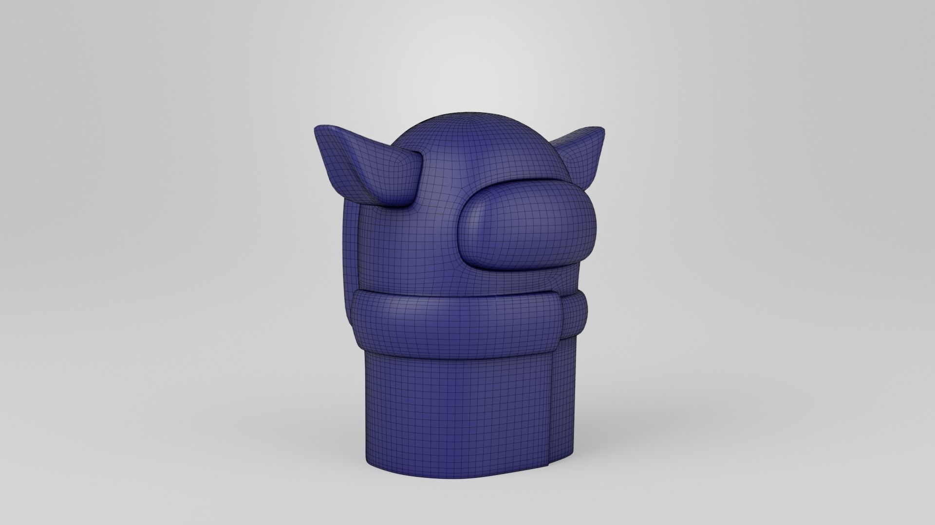 Among Us Baby Yoda 3D print model_9