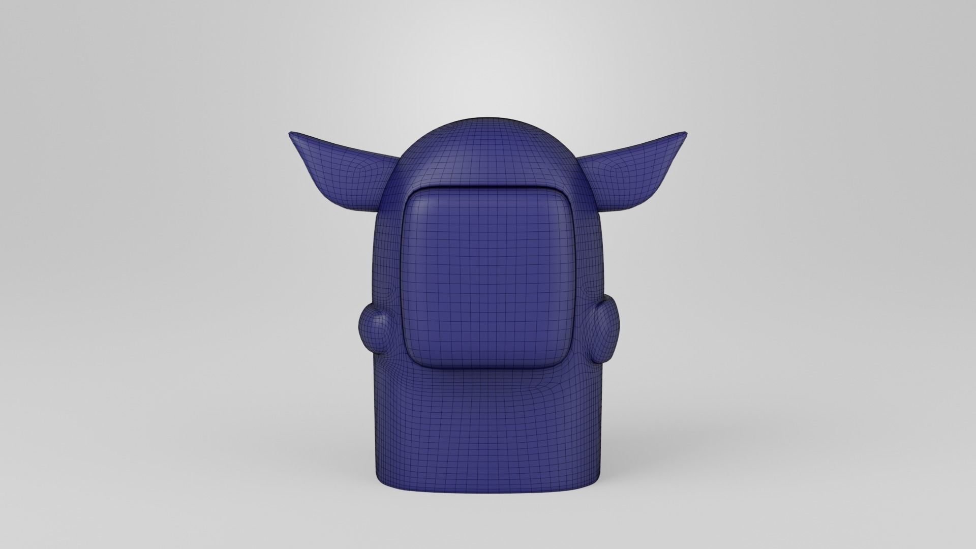 Among Us Baby Yoda 3D print model_11