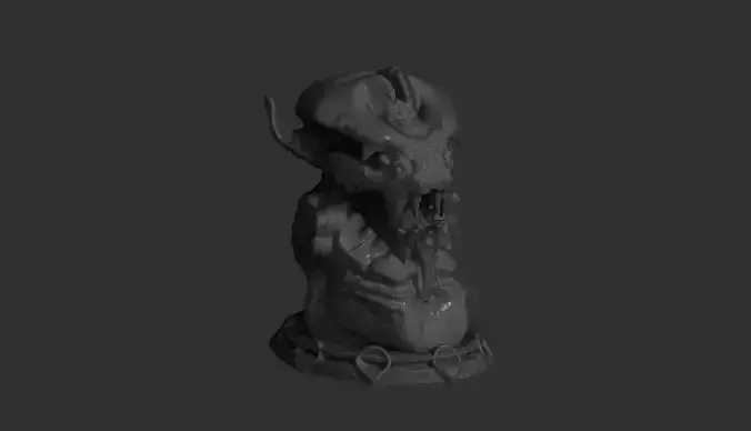 monster bust head cheng lee