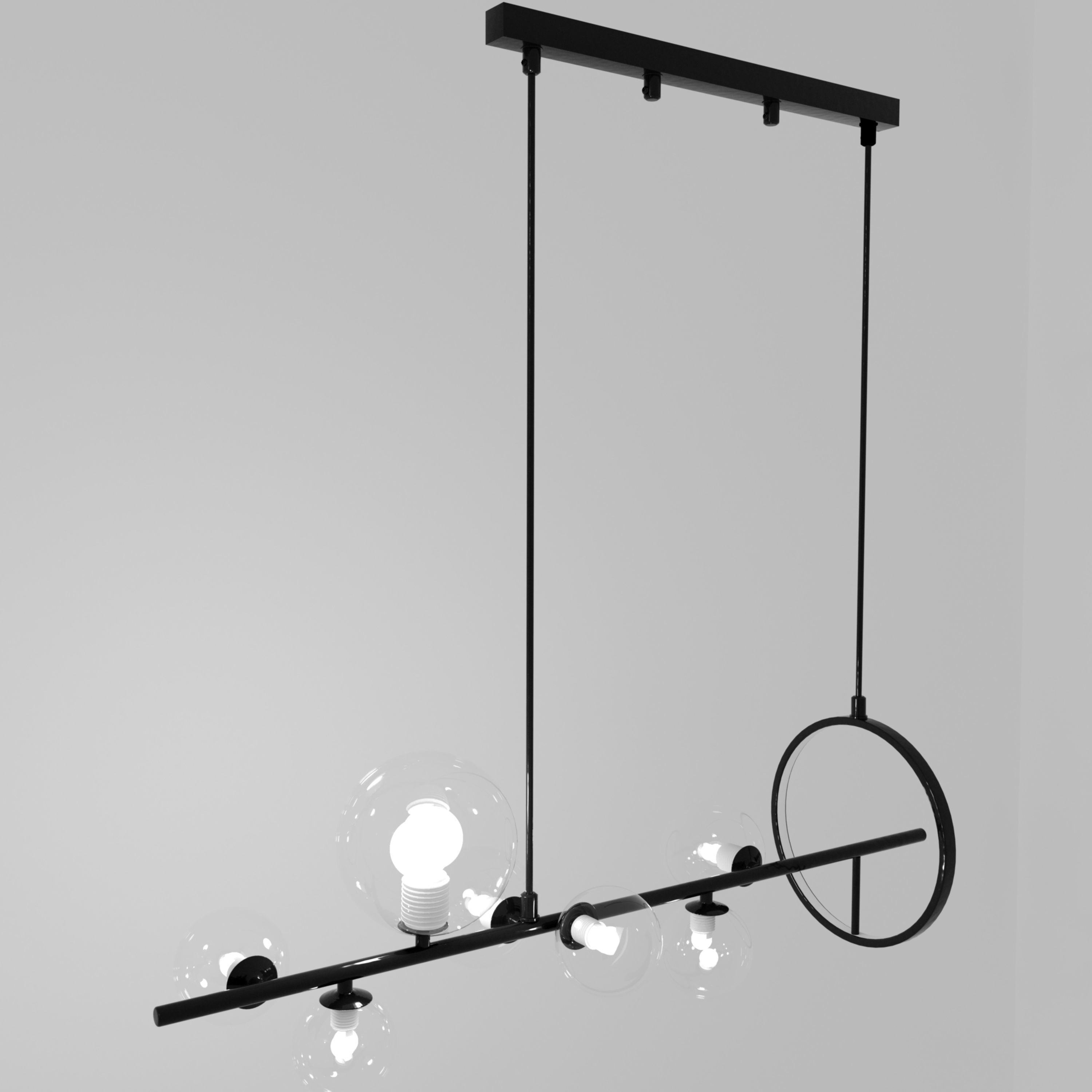 models of decorative light modern and classic 3D model Low-poly 3D model_2
