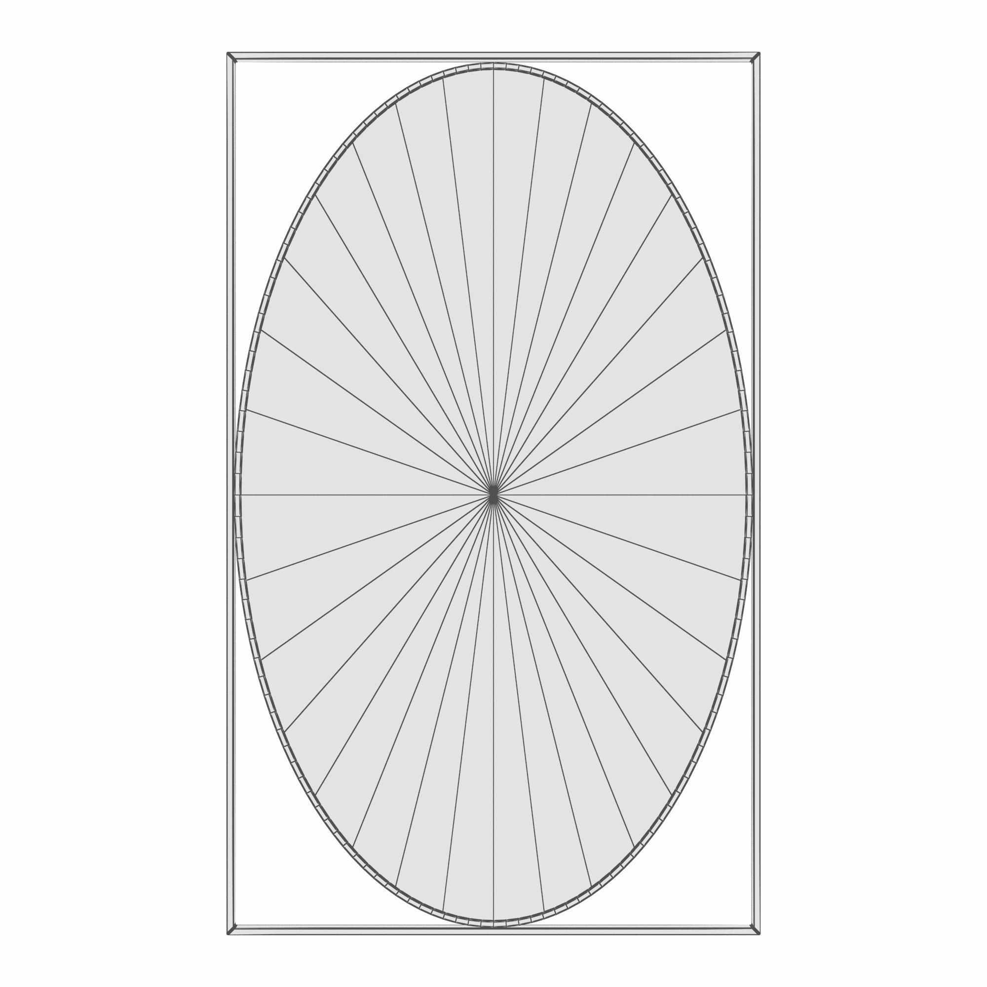 Wall Mirror 14-RT-4457 3D model_3