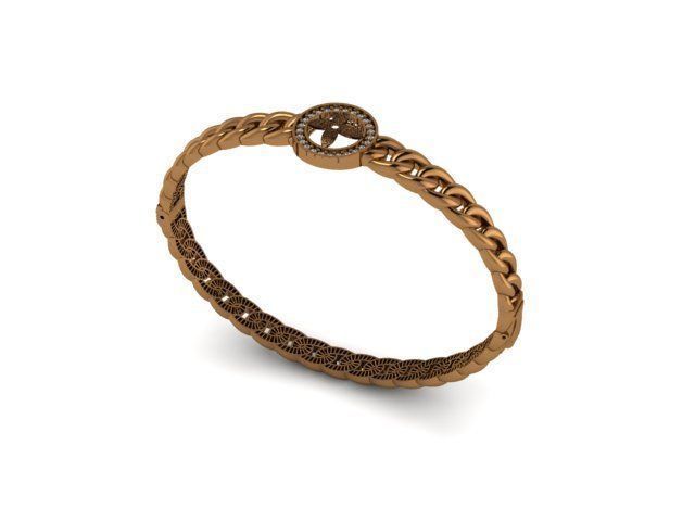 Cuba Bracelet 3D Model 3D print model_2