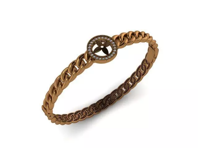 Cuba Bracelet 3D Model 3D print model_0