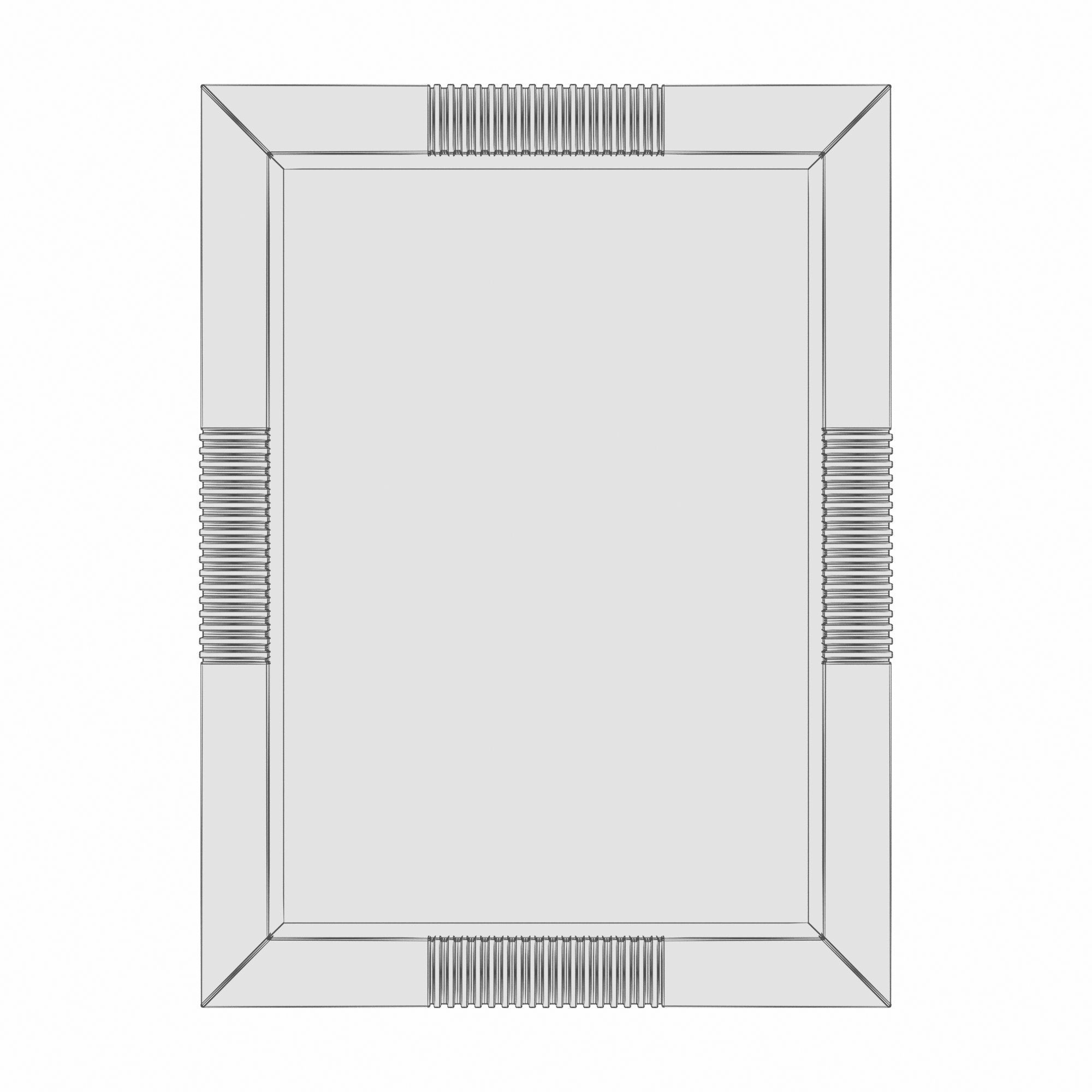 Warlo Wall Mirror 3D model_3