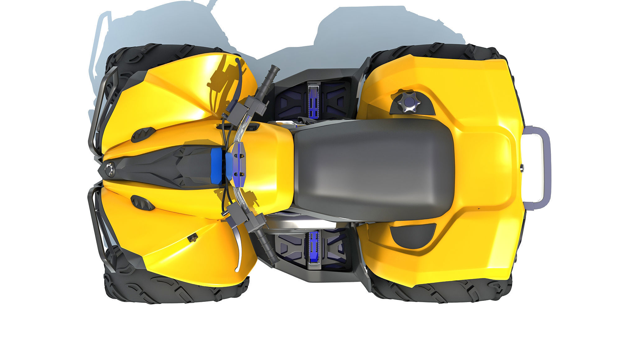 Generic ATV Vehicle 3D model_12