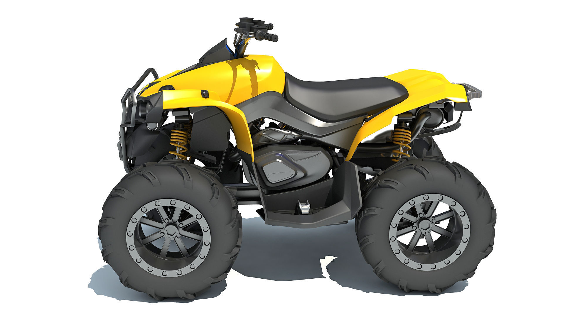 Generic ATV Vehicle 3D model_1