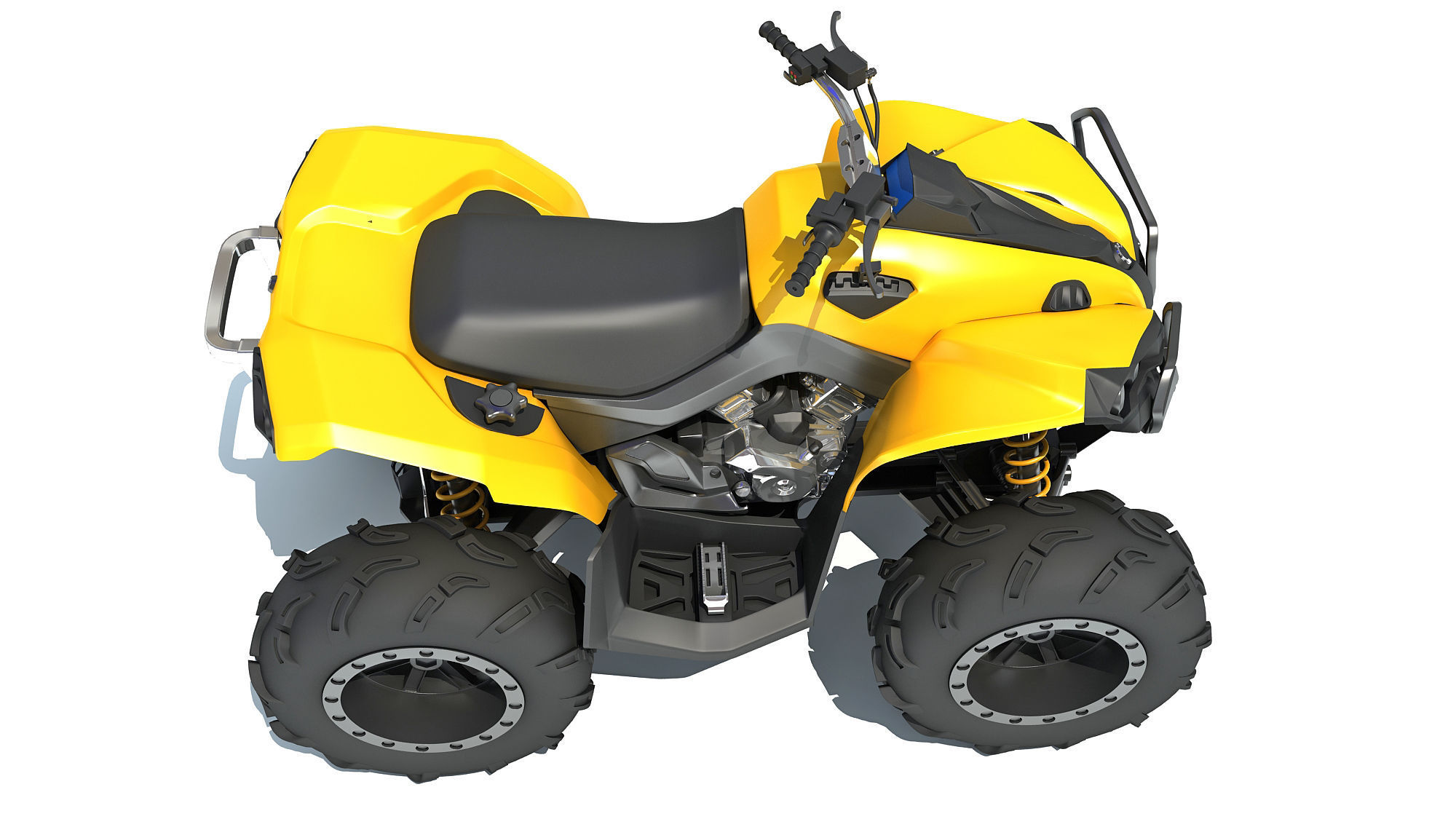 Generic ATV Vehicle 3D model_6