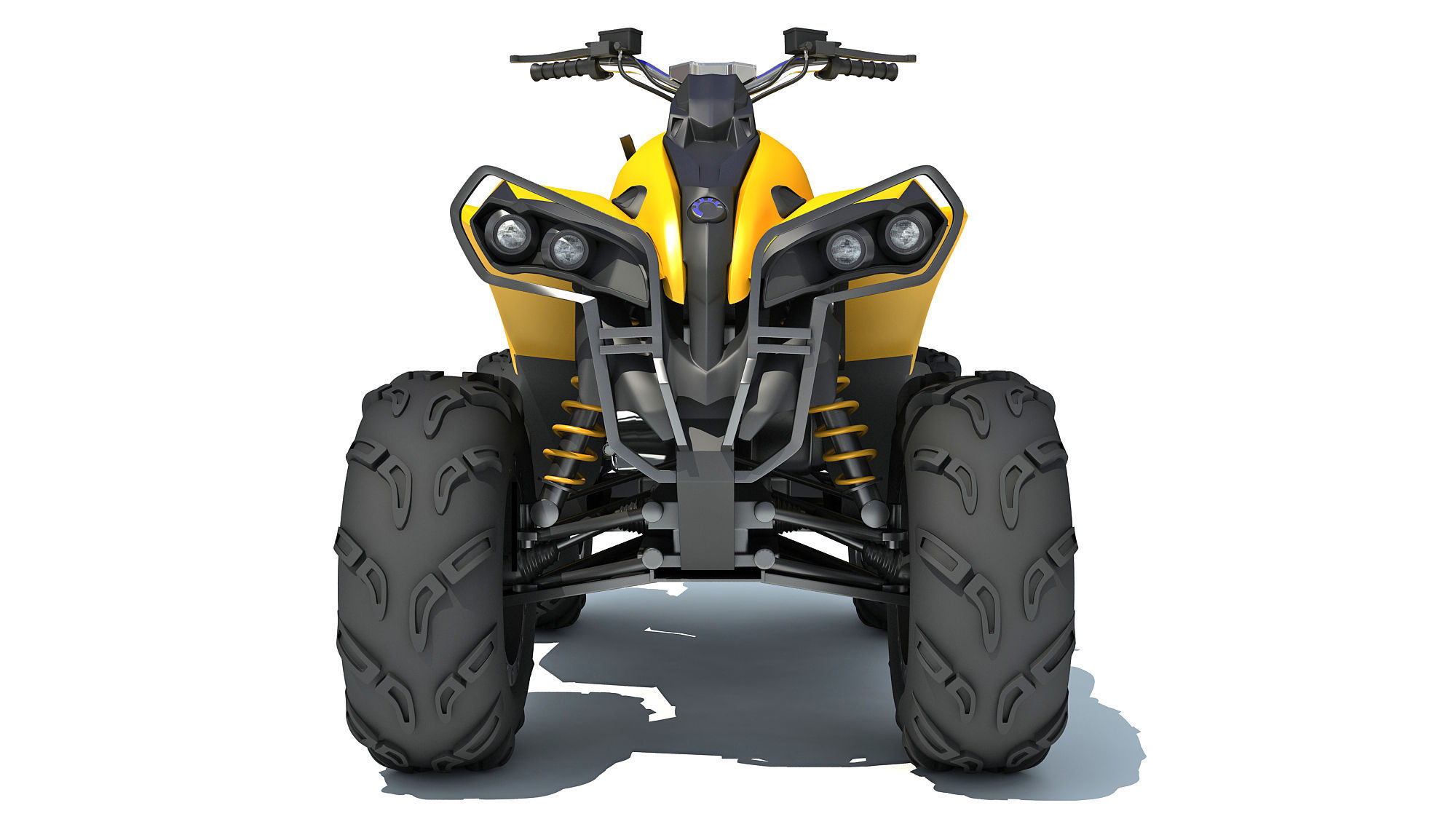 Generic ATV Vehicle 3D model_10