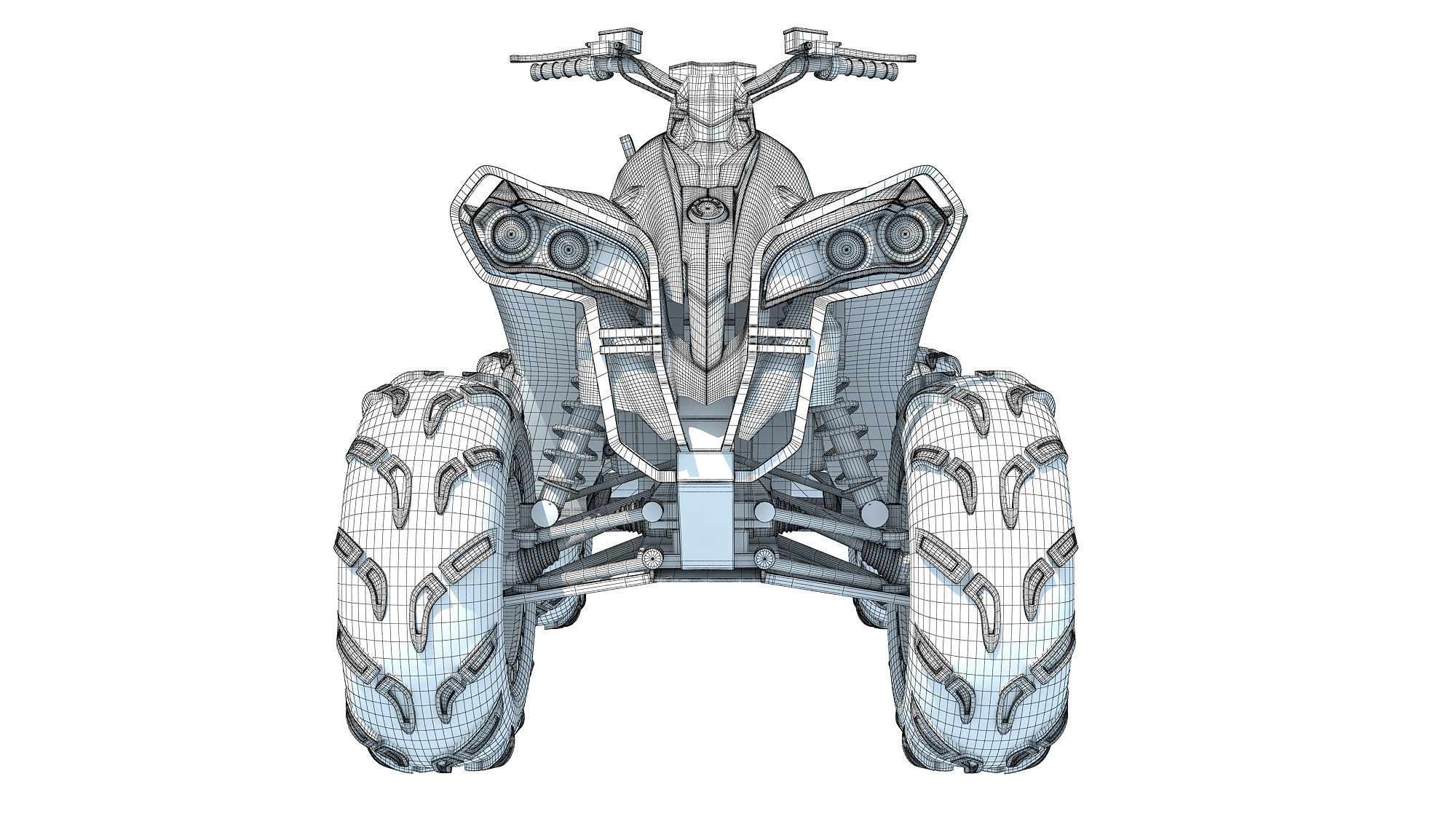 Generic ATV Vehicle 3D model_17