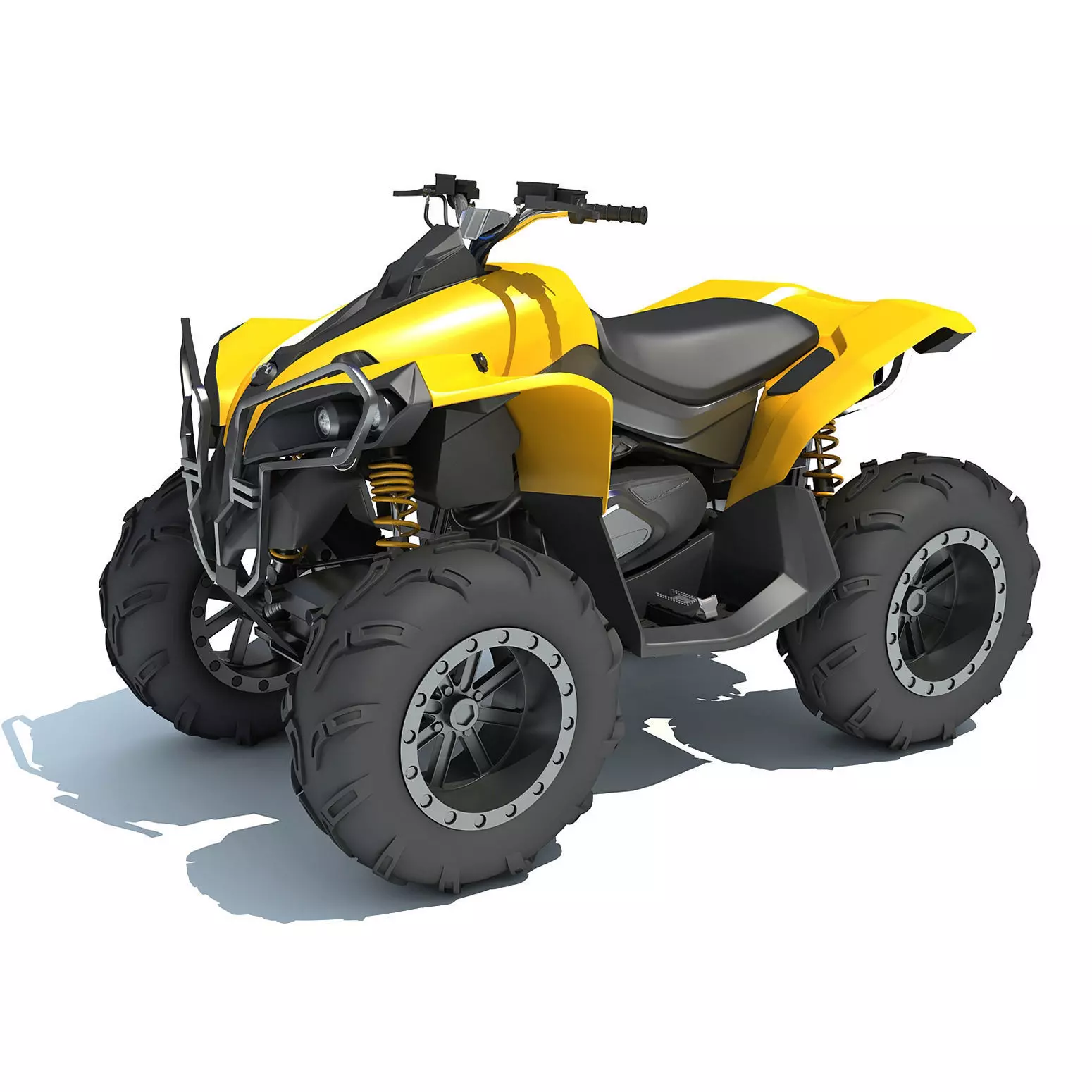 Generic ATV Vehicle 3D model_0
