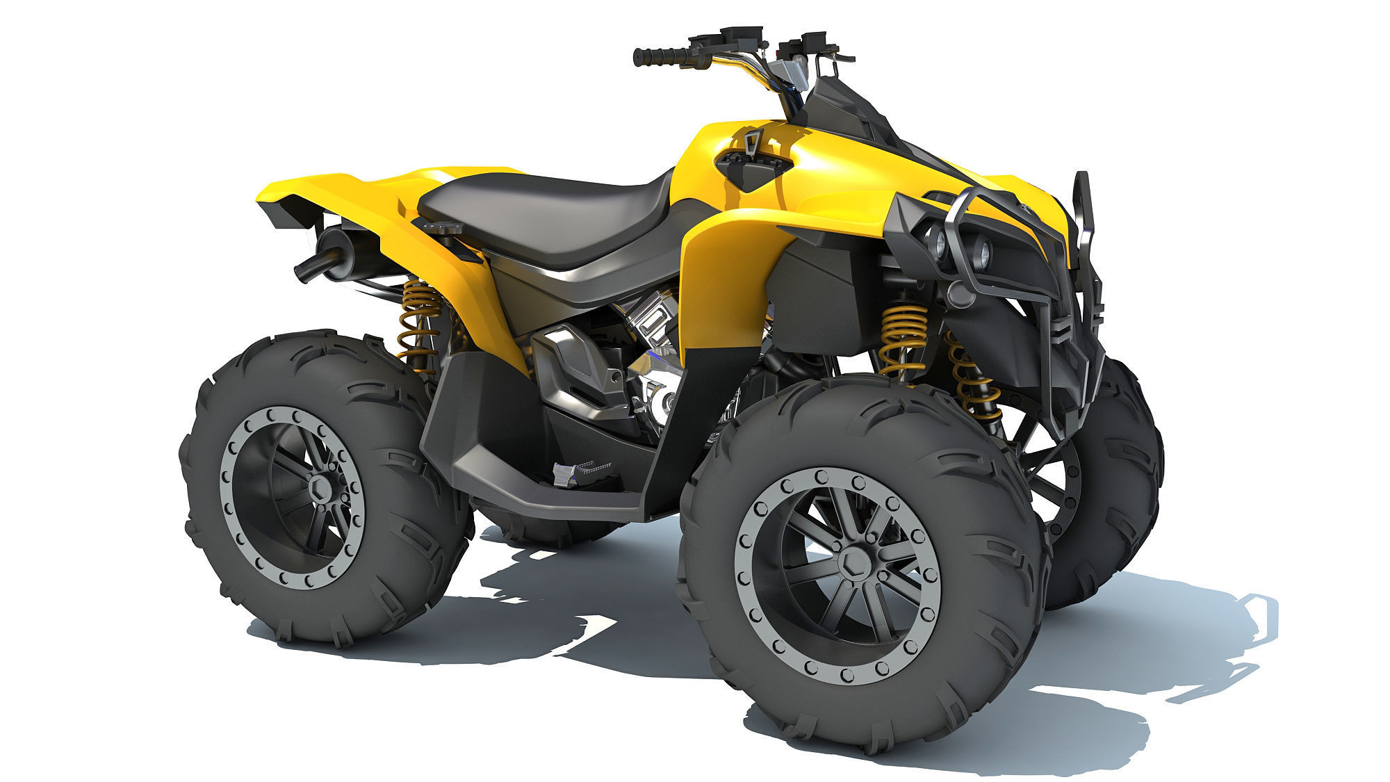 Generic ATV Vehicle 3D model_7