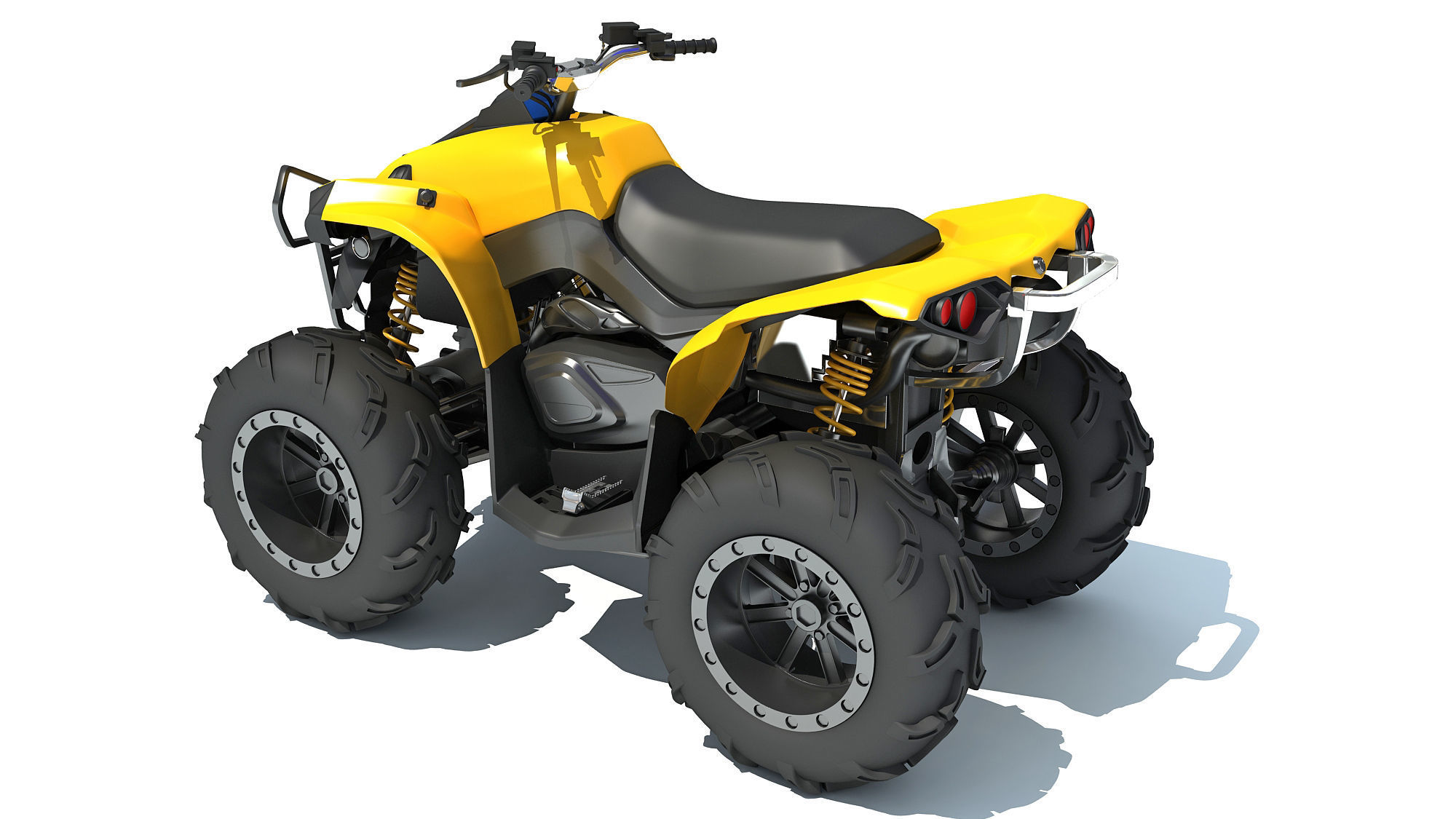 Generic ATV Vehicle 3D model_2